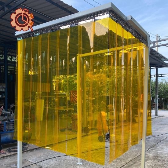 บริการติดตั้งม่านริ้วกันไฟสำหรับงานเชื่อม