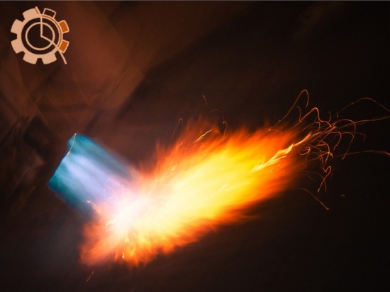 ป้องกันสะเก็ดไฟงานเป่าเหล็ก